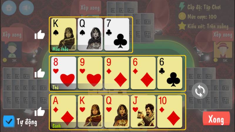 Hiểu đúng về áp lực trong bài mậu binh