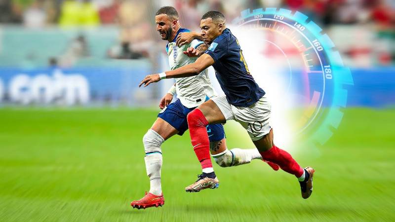 Kylian Mbappe speed