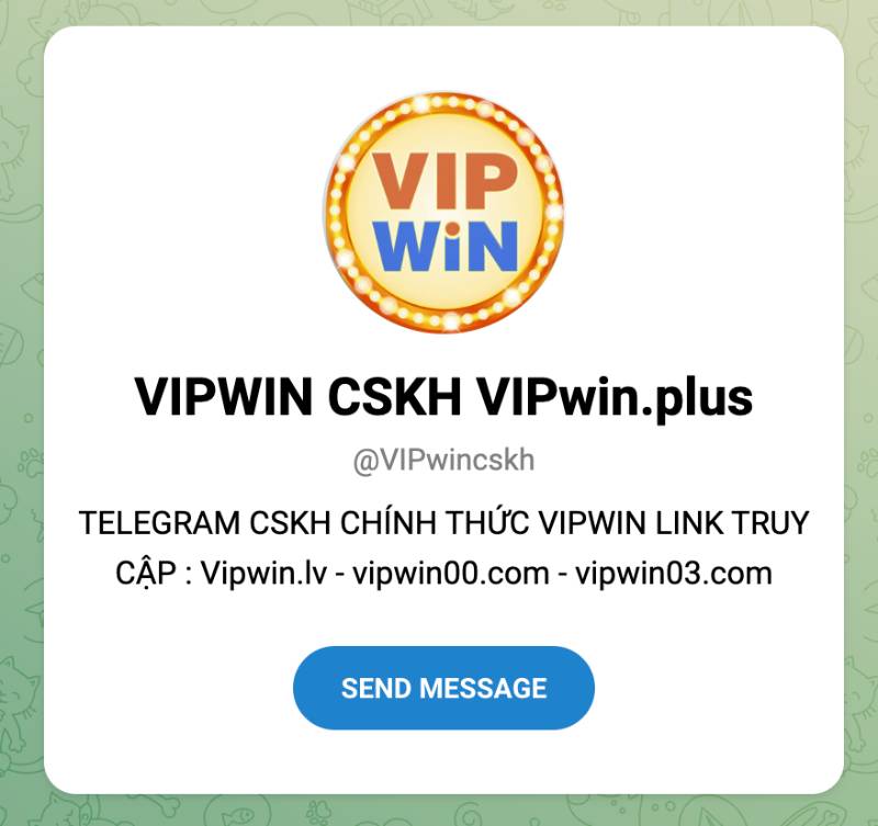 Liên Hệ 3 Telegram CSKH chính thống